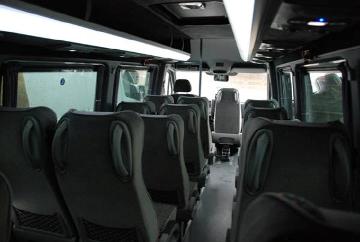 Mikroautobusa noma 20 vietas sēdvietas